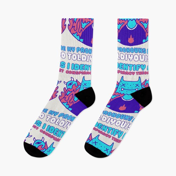 Item preview, I Identify As A Conspiracy Theorist My Pronouns Are Told You So Kawaii Ufo Design designed and sold by CandyDroidMerch.