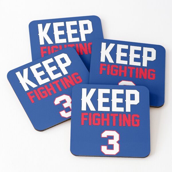 Item preview, keep fighting damar 3 designed and sold by NovaTees.