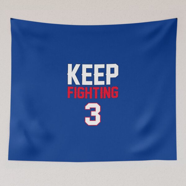Item preview, keep fighting damar 3 designed and sold by NovaTees.