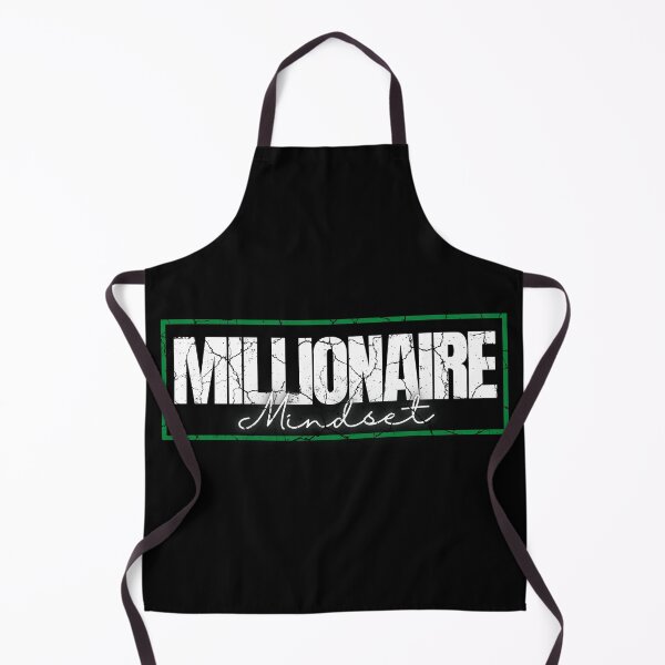 Item preview, Millionaire Mindset green frame poster distressed designed and sold by KingsManKind.