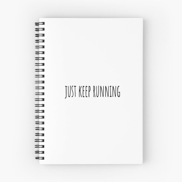 Item preview, Just keep running (Short quotes) designed and sold by Minimalist Quotes and Sayings.