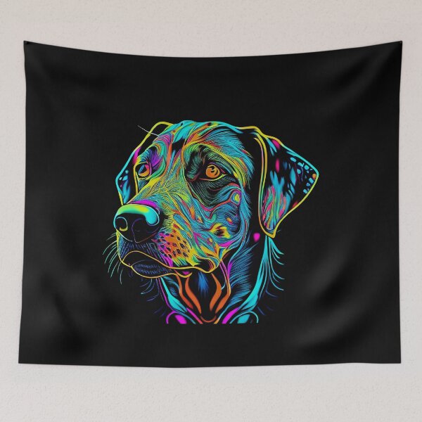 Item preview, Catahoula Leopard Dog Colorful Paint Splash designed and sold by rafaeltto.