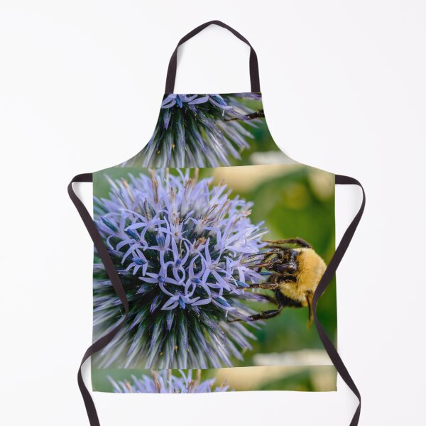 Item preview, Small Globe Thistle With Bee 10 designed and sold by Robert Alsop.