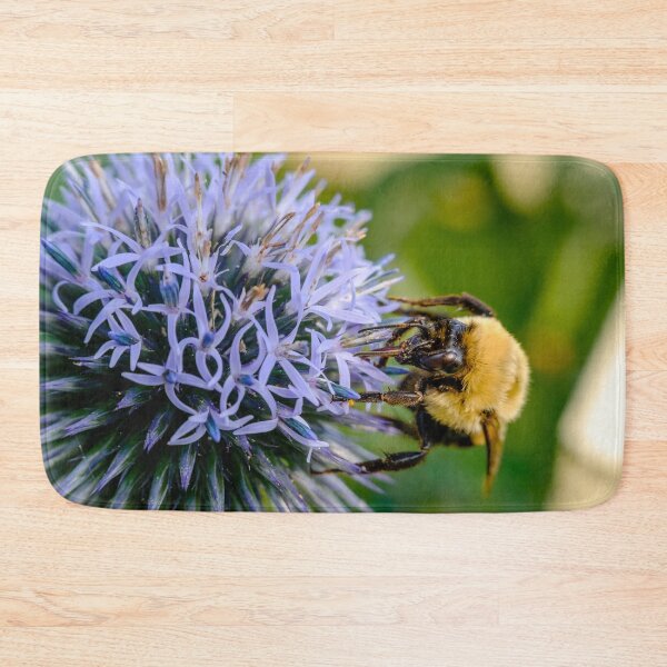 Item preview, Small Globe Thistle With Bee 10 designed and sold by Robert Alsop.