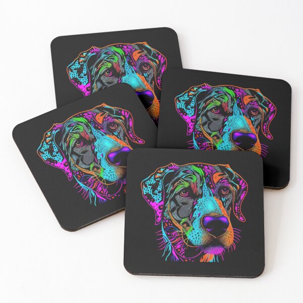 Item preview, Catahoula Leopard Dog Colorful Paint Splash designed and sold by rafaeltto.