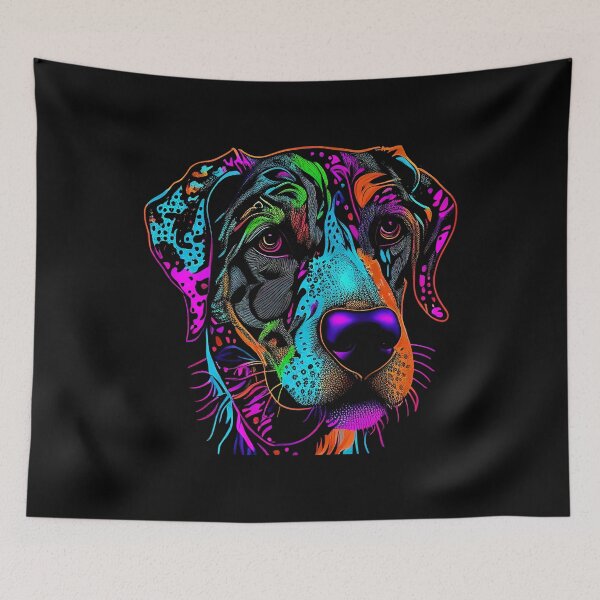 Item preview, Catahoula Leopard Dog Colorful Paint Splash designed and sold by rafaeltto.