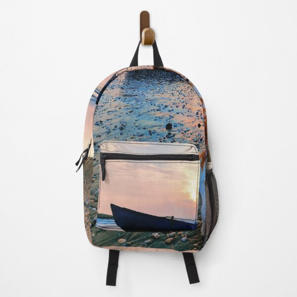 Item preview, cat and boat on the beach designed and sold by danielpanainte.