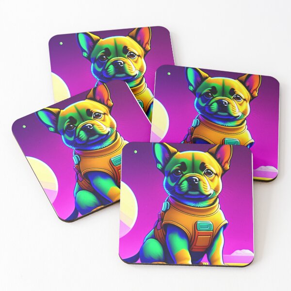 Item preview, Cool dog astronaut illustration in the space, colorful vibrant digital art  designed and sold by vishalraifx.