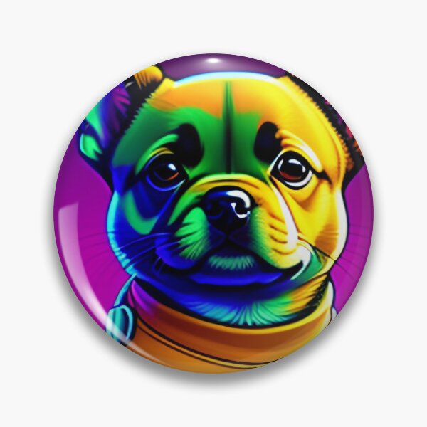 Item preview, Cool dog astronaut illustration in the space, colorful vibrant digital art  designed and sold by vishalraifx.