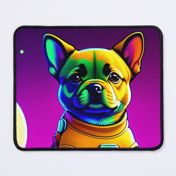 Item preview, Cool dog astronaut illustration in the space, colorful vibrant digital art designed and sold by vishalraifx.