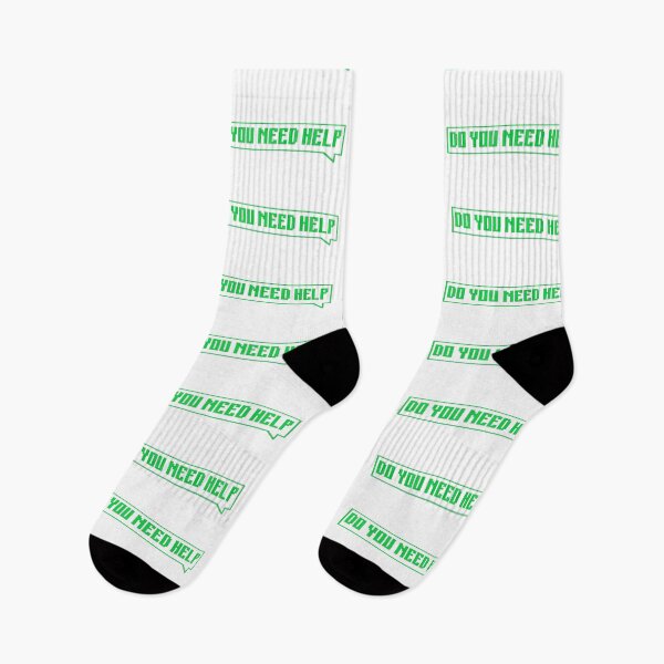Item preview, DO YOU NEED HELP - green designed and sold by Univers Gifts.