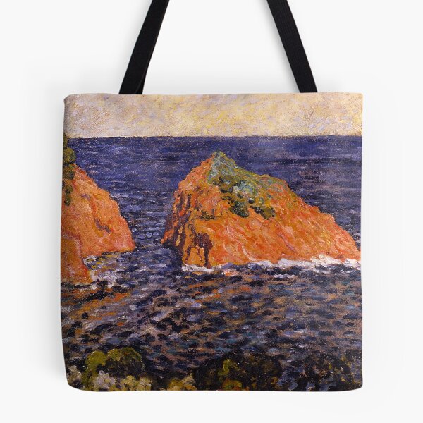 Aperçu de l'œuvre Louis Valtat 'Le Rocher dans la Mer' créée et vendue par Vintage Designs +.