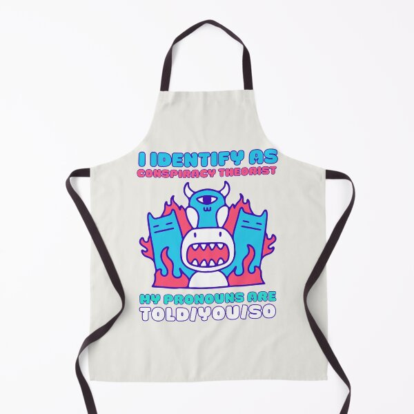 Item preview, I Identify As A Conspiracy Theorist My Pronouns Are Told You So Kawaii Ufo Design designed and sold by CandyDroidMerch.