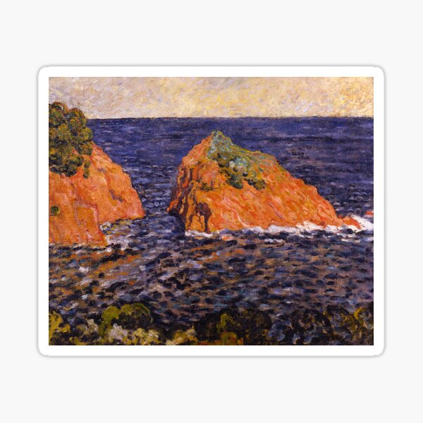 Aperçu de l'œuvre Louis Valtat 'Le Rocher dans la Mer' créée et vendue par Vintage Designs +.