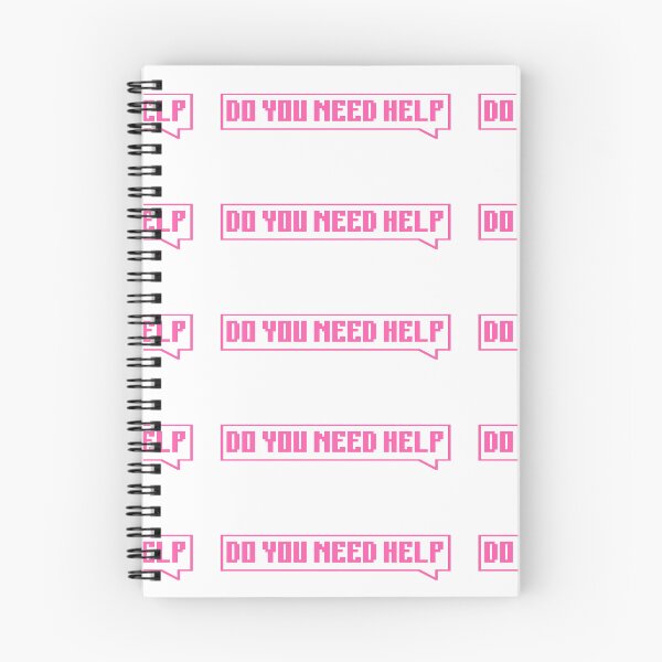 Item preview, DO YOU NEED HELP - pink designed and sold by Univers Gifts.