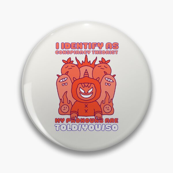 Artikelvorschau, Ich identifiziere mich als Verschwörungstheoretiker. Meine Pronomen werden dir gesagt, also Kawaii Ufo Design entworfen und verkauft von CandyDroidMerch.