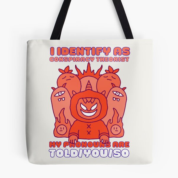 Item preview, I Identify As A Conspiracy Theorist My Pronouns Are Told You So Kawaii Ufo Design designed and sold by CandyDroidMerch.