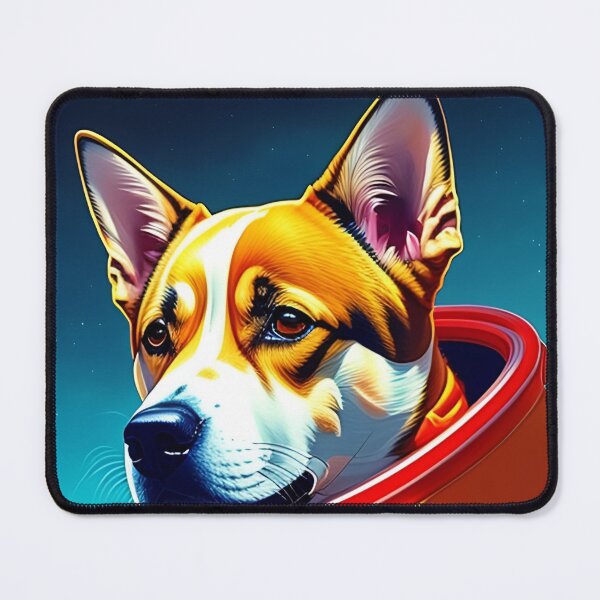 Item preview, Cool dog astronaut illustration in the space, colorful vibrant digital art 2 designed and sold by vishalraifx.