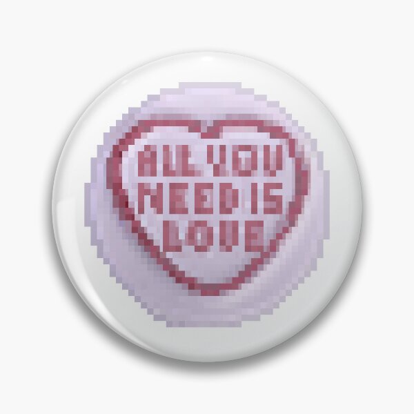 Item preview, Retro Pixelated Love Hearts Candy | All You Need Is Love designed and sold by 8BitTrip.