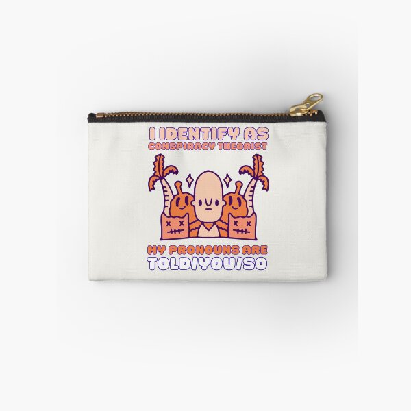 Item preview, I Identify As A Conspiracy Theorist My Pronouns Are Told You So Kawaii Ufo Design designed and sold by CandyDroidMerch.