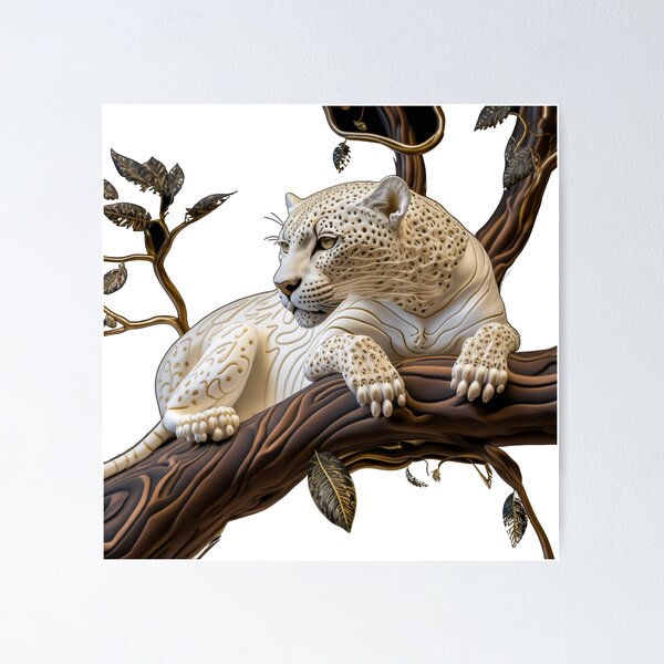 Item preview, jaguar marfil designed and sold by RiverstepStudio.