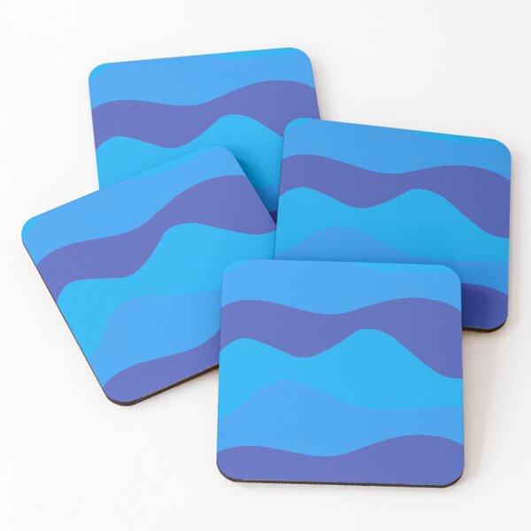 Item preview, Abstract Ocean Waves - Blue Abstract Art designed and sold by EnzoVectorism.