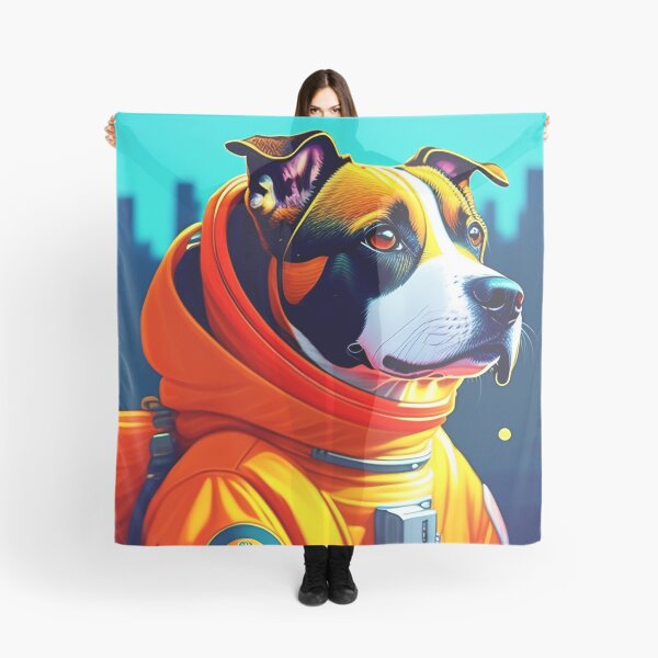 Item preview, Cool dog astronaut illustration in the space, colorful vibrant digital art 3 designed and sold by vishalraifx.