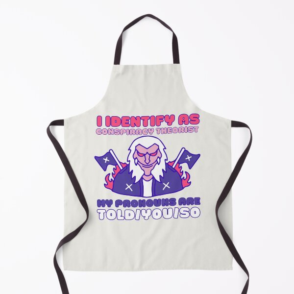 Item preview, I Identify As A Conspiracy Theorist My Pronouns Are Told You So Kawaii Ufo Design designed and sold by CandyDroidMerch.