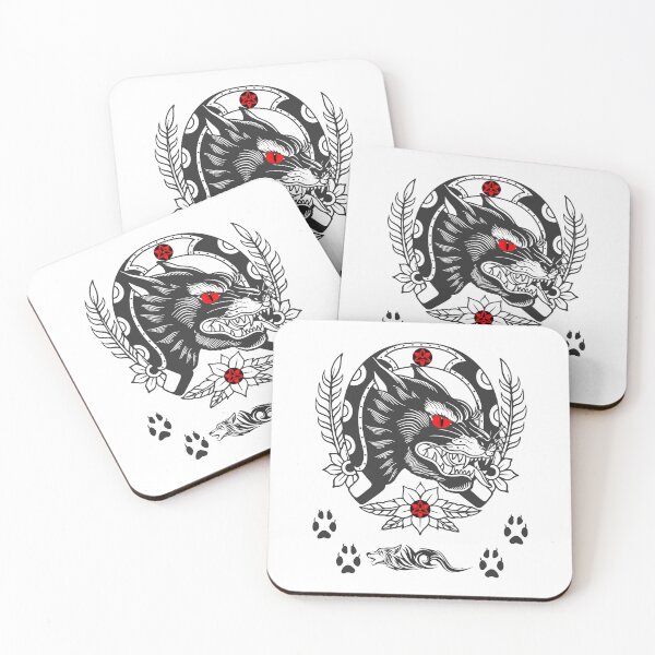Item preview, The crazy red eyed wolf designed and sold by RonelM.