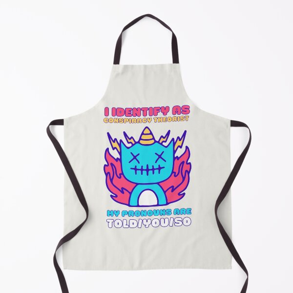 Item preview, I Identify As A Conspiracy Theorist My Pronouns Are Told You So Kawaii Ufo Design designed and sold by CandyDroidMerch.
