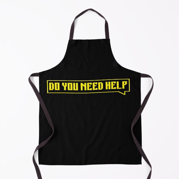 Item preview, DO YOU NEED HELP - yellow designed and sold by Univers Gifts.
