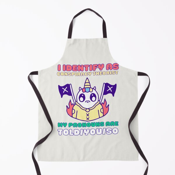 Item preview, I Identify As A Conspiracy Theorist My Pronouns Are Told You So Kawaii Ufo Design designed and sold by CandyDroidMerch.