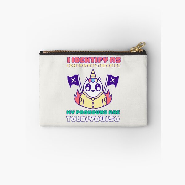 Item preview, I Identify As A Conspiracy Theorist My Pronouns Are Told You So Kawaii Ufo Design designed and sold by CandyDroidMerch.