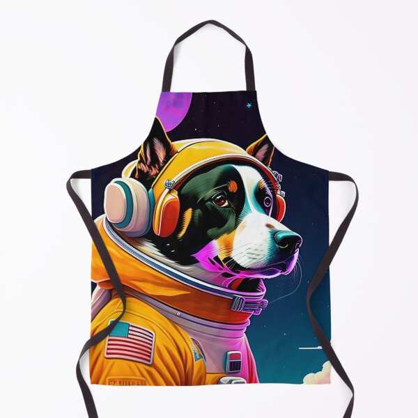 Item preview, Cool dog astronaut illustration in the space, colorful vibrant digital art 4 designed and sold by vishalraifx.