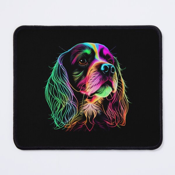 Item preview, Cavalier King Charles Spaniel Dog Colorful Paint Splash designed and sold by rafaeltto.