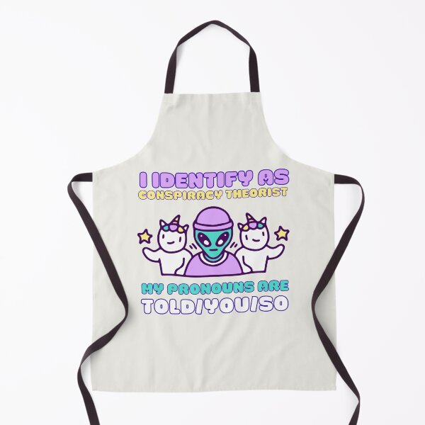 Item preview, I Identify As A Conspiracy Theorist My Pronouns Are Told You So Kawaii Ufo Design designed and sold by CandyDroidMerch.