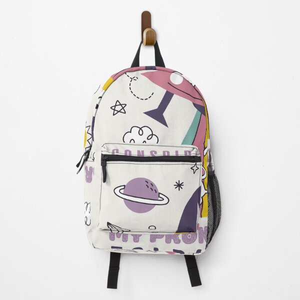 Item preview, I Identify As A Conspiracy Theorist My Pronouns Are Told You So Kawaii Ufo Cat Design designed and sold by CandyDroidMerch.