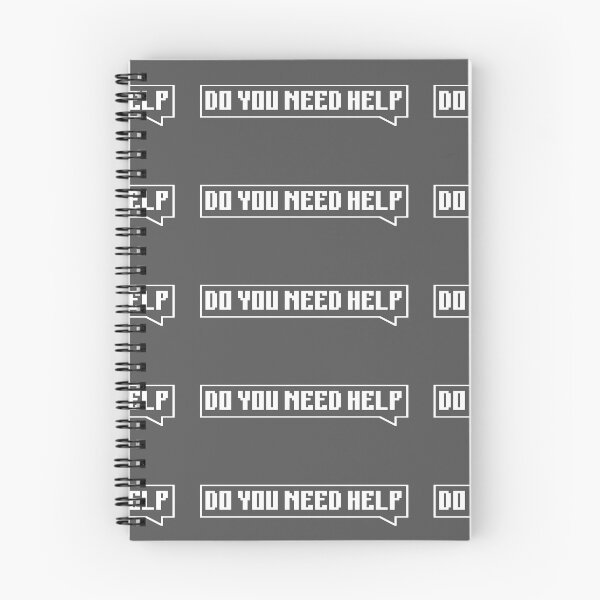 Item preview, DO YOU NEED HELP - white designed and sold by Univers Gifts.