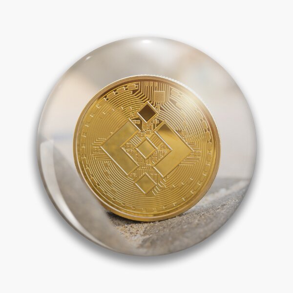 Item preview, Binance BNB crypto coin on the beach designed and sold by salarkoshop.