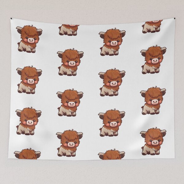 Item preview, Cute Mini Fluffy Cows Aesthetic designed and sold by schizarty.