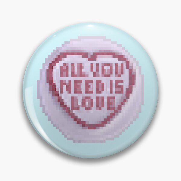 Item preview, Retro Pixelated Love Hearts Candy | All You Need Is Love designed and sold by 8BitTrip.