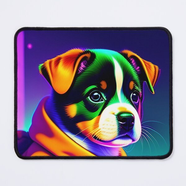 Item preview, Cool dog astronaut illustration in the space, colorful vibrant digital art 7 designed and sold by vishalraifx.