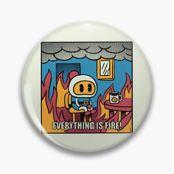 Item preview, Bomber Everything Is Fire designed and sold by raffaus.