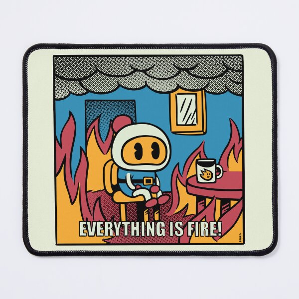 Item preview, Bomber Everything Is Fire designed and sold by raffaus.