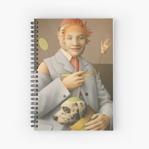 The Puppet Master and his Automaton Dog Spiral Notebook
