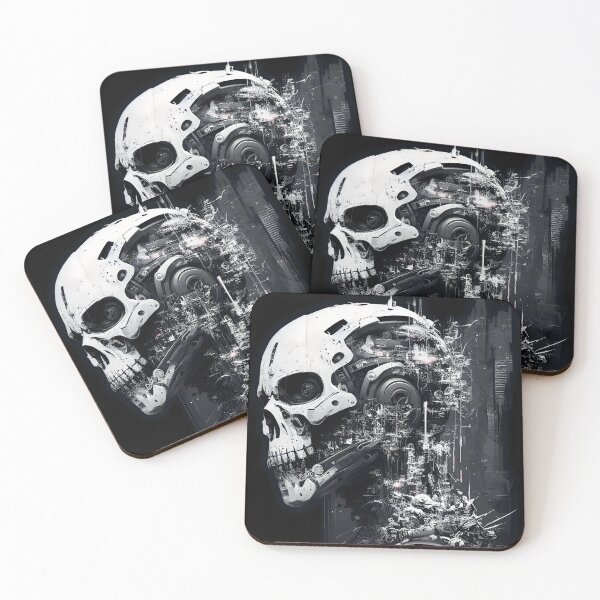 Item preview, Cyberpunk Skull designed and sold by ArtAT.
