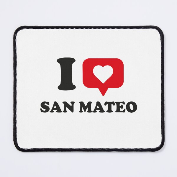 Item preview, I Love San Mateo, I Heart San Mateo, Hometown San Mateo, California designed and sold by Danylo Mikhnievych.