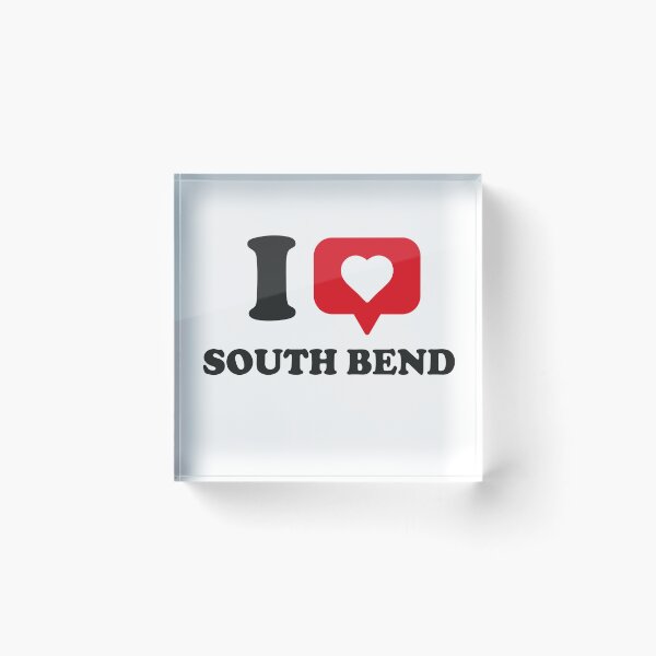 Item preview, I Love South Bend, I Heart South Bend, Hometown South Bend, Indiana designed and sold by Danylo Mikhnievych.