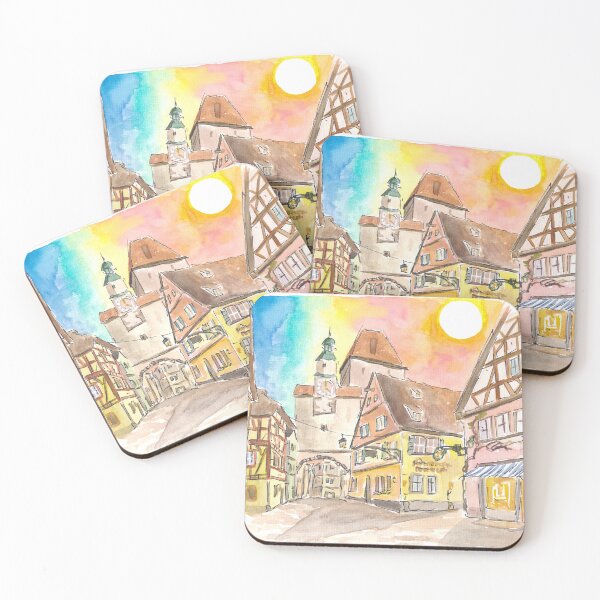 Artikelvorschau, Romantischer Rothenburg Tauber Markusturm und Röderbogen entworfen und verkauft von artshop77.