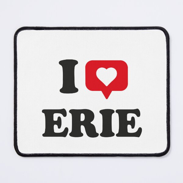 Item preview, I Love Erie, I Heart Erie, Hometown Erie, Pennsylvania designed and sold by Danylo Mikhnievych.